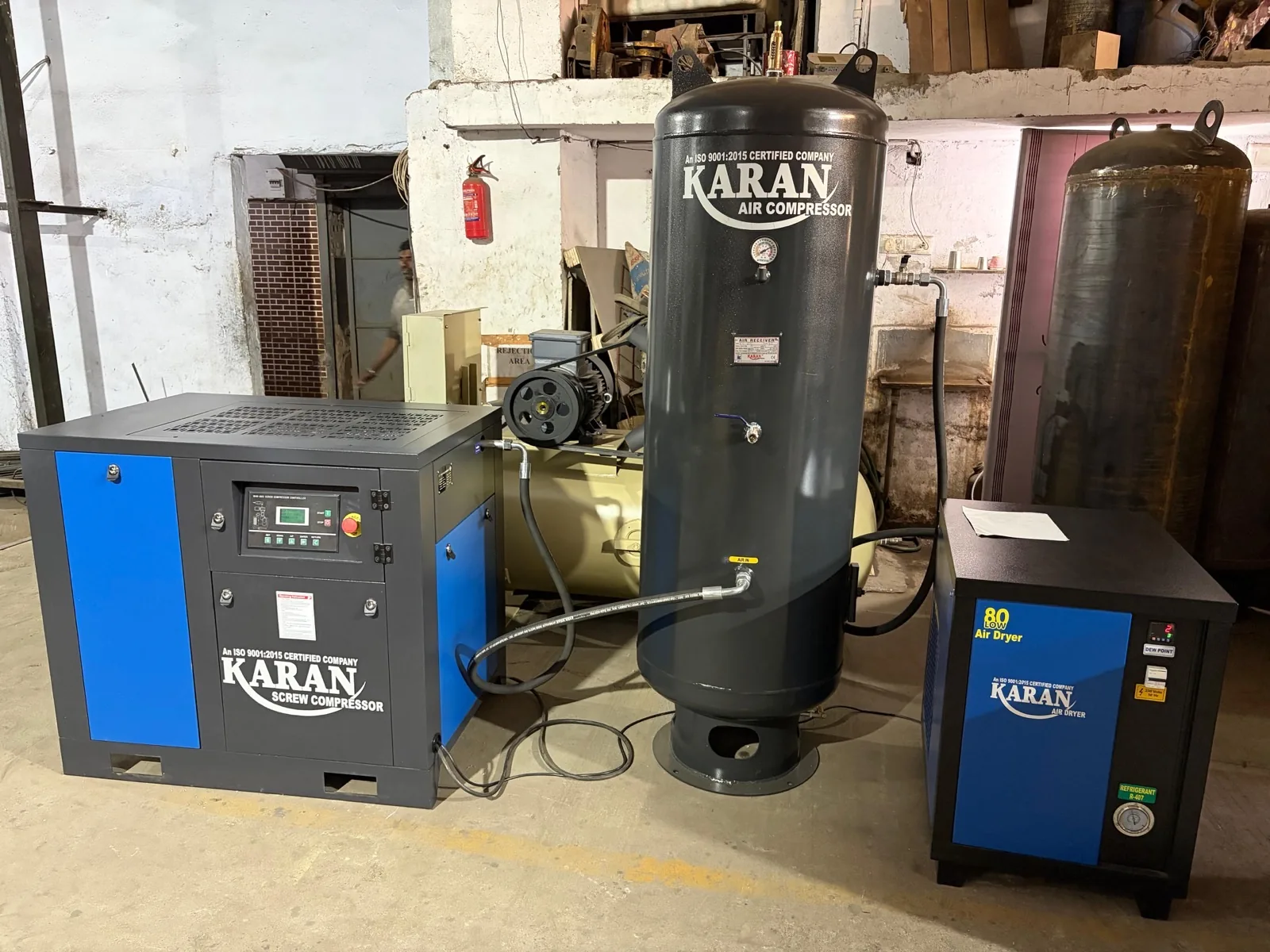 15 HP Rotary Screw Compressor